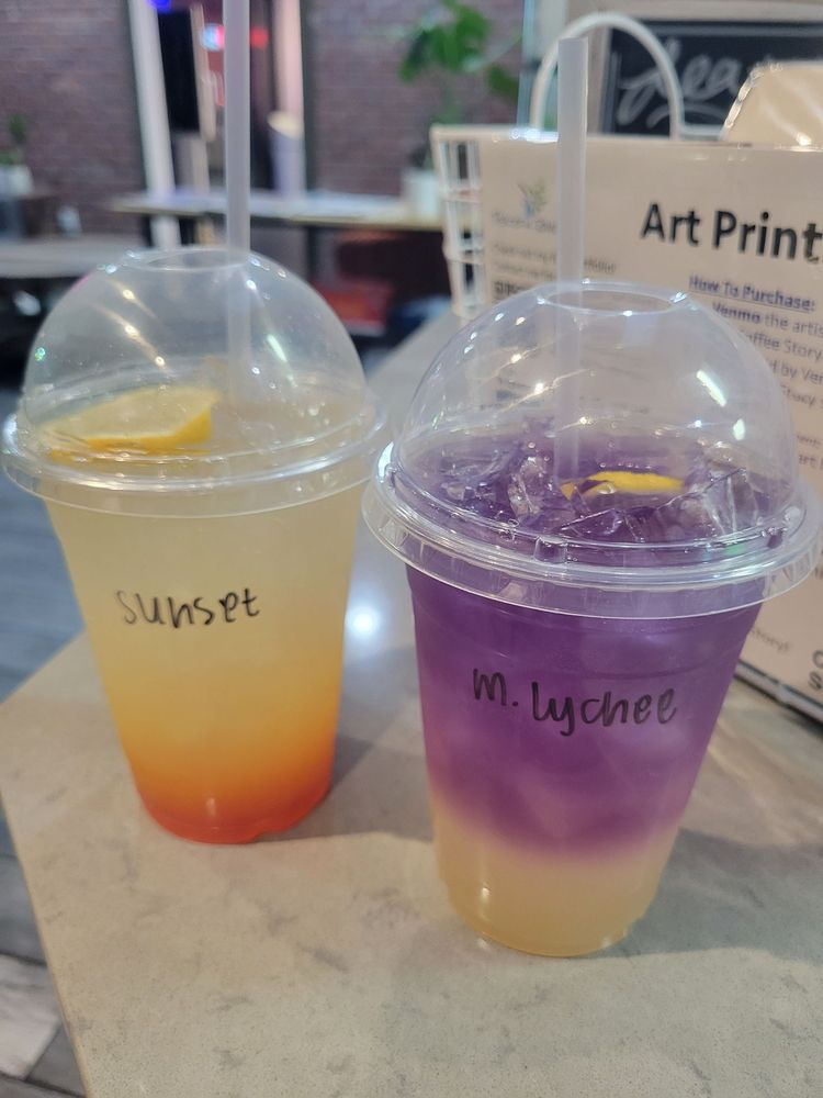 House drinks at Coffee Story